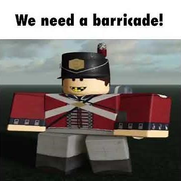 We need a barricade #gutsandblackpowder #roblox