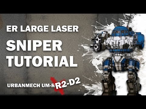 Mechwarrior Online Tutorial: ER Large Laser Sniper - UrbanMech UM-R60L