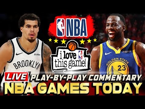 🔴NBA LIVE | Warriors vs Nets Commentary & Play-by-play
