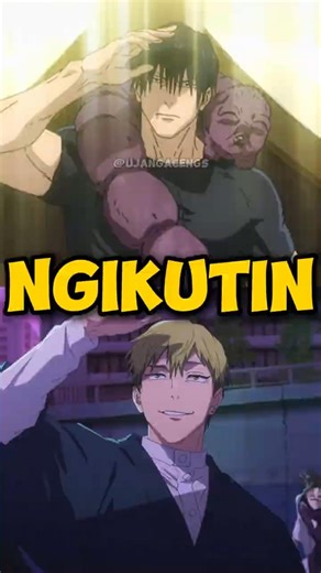 Naoya's work is just following Toji #jujutsukaisen #jjk #shorts #anime #mappa #naoya #toji