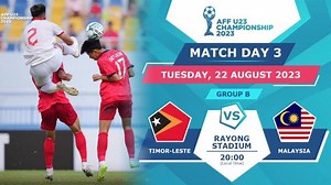 LINK Live Streaming Timor Leste vs Malaysia di Piala AFF U23 2023, Siapa yang Berhak ke Semifinal? - tribungayo.com
