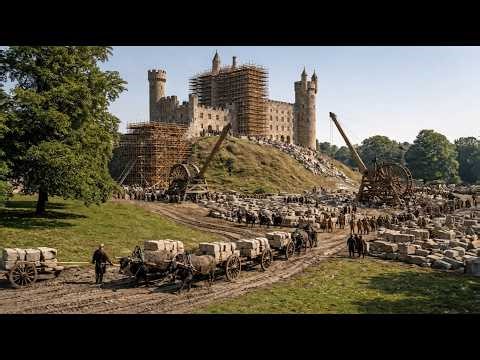 Inside Windsor Castle – How Medieval Engineers Built England’s 900 Year Royal Fortress