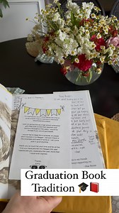 If you haven’t heard of this tradition let me quickly explain. You purchase a book about growing in life (oh the places you go is the most common but I find that book beyond boring l) when your child is a kindergartener and gift it to them when they graduate high school. Every year you give the book to your child’s teacher and ask them to sign it. It sounds extra, but it is actually one of the easiest traditions I do. I printed off a note with directions and put it in the book and then put it al