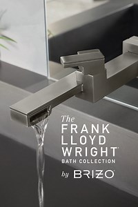1.1K views · 32 reactions | On his birthday, we recognize the vision of Frank Lloyd Wright, whose philosophy continues to inspire design rooted in the beauty of nature. https://bit.ly/3waspYP | Brizo Faucet | Facebook