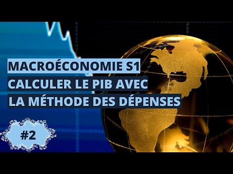 Calculer le PIB avec la méthode des dépenses - macroéconomie S1