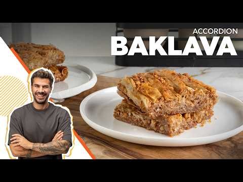 Accordion Βaklava | Baking With Akis