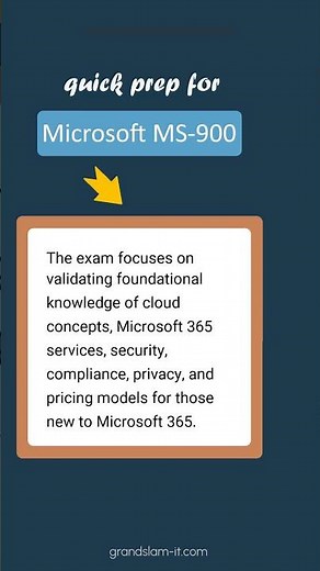 Microsoft 365 Fundamentals Focus - MS-900