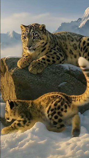 ⚔️ Eagle vs Snow Leopard — The Ultimate Mountain Showdown! 🦅🐆 | Wild Hunt Caught on Camera