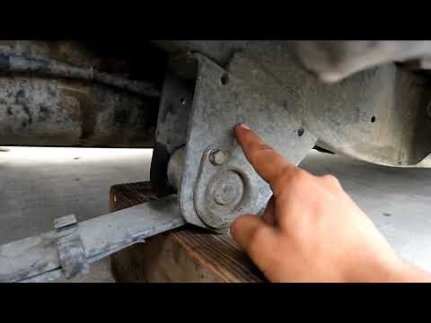 How to Re-drill leaf spring hangers on a d21 hardbody