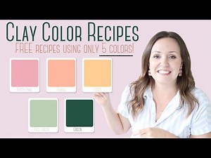 POLYMER CLAY COLOR RECIPES | POLYMER CLAY COLOR MIXING RECIPES | POLYMER CLAY COLOR RECIPES FREE