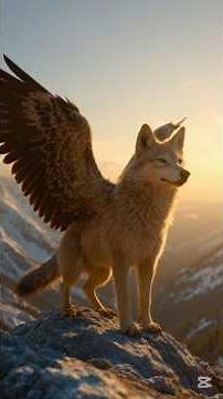 Eagle Wolf Hybrid | Epic Cinematic Creature on Snowy Mountain 🦅🐺✨