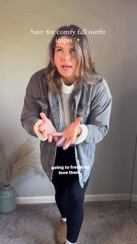 Erica Suckow on Instagram: "Midsize fall outfits that are going to make you feel cute and pulled together not frumpy and dumpy 🫶🏼 Which one is your fav? All of these are on my Ltk for you to access easily 🫶🏼 Save for comfy fall outfit inspo ✨ . . . . . Midsize fall outfit, midsize mom outfit, midsize casual outfits, leggings outfits for fall, midsize aerie haul #midsize #aeriehaul #falloutfits #momoutfits #leggingsoutfits"