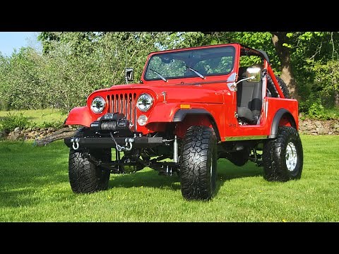 1984 Jeep CJ7 with 304 V8 walk around