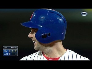 TEX@NYM: Wright lines a double in return to lineup