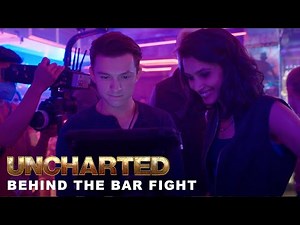 UNCHARTED Special Features - Behind the Bar Fight