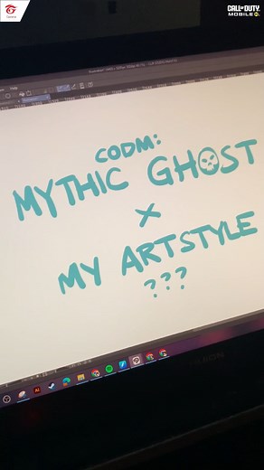 19K views · 291 reactions |  Mythic Ghost - Eternal Siege Artwork Here's a fun behind the scenes of the drawing process by the one and only Lesther Garcia (@miming_kun on IG!)  Admin personally loves the weapon details - what about you? #CallOfDutyMobile #CODMobile #CODM #Garena #CODMmunity #CODMArt | Garena Call of Duty Mobile | Facebook