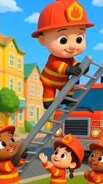 Wheels on the Hero Fire Truck Song l Cocomelon Nursery Rhymes and Kids Songs