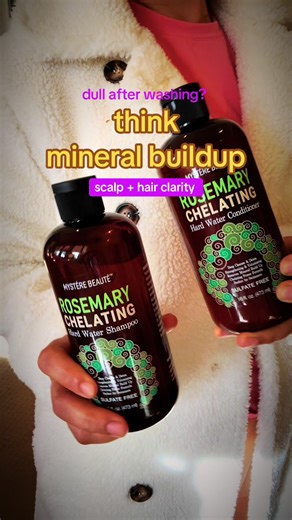 Rosemary chelating shampoo and conditioner #mysterebeaute #fypシ #rosemaryshampoo #chelatingshampoo #fypage