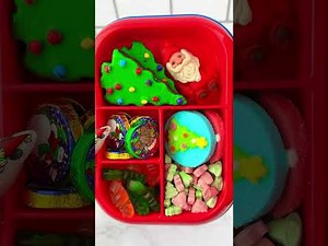 Packing School Lunch with CANDY Food *Bento Box* Satisfying Video ASMR! #asmr #oddlysatisfying 🍭