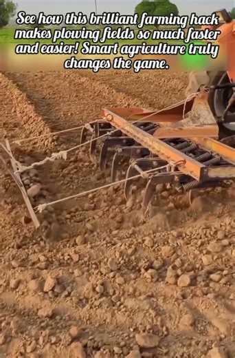 Incredible Tractor Invention Makes Plowing Fields So Easy