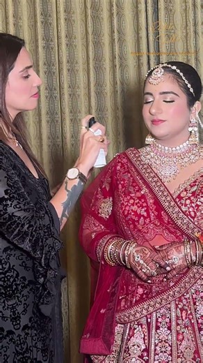 Real Indian Bride Makeup Transformation by Radhika Thakkar | Happy Bride Reaction