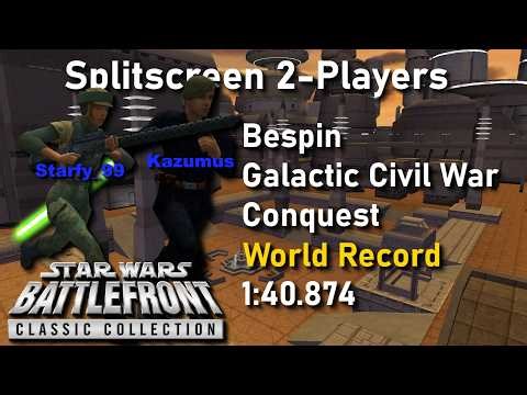 [PB] Star Wars Battlefront II (2024) Speedrun - Bespin - Conquest - GCW - 2 Players in 1:40.874