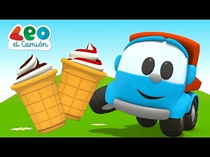 Leo el Camión - Aventuras Heladas Diversión con Helados para Niños - Carritos para niños