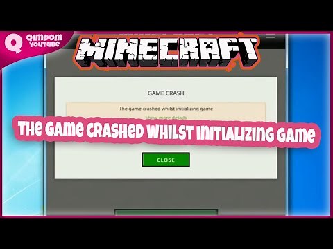 Cara Mengatasi Minecraft Crash, The Game Crashed Whilst Initializing Game