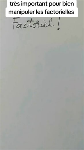 #mathematics #Mathématiques #foryou #pourtoi mathematics tutorials factoriel analyse combinatoire