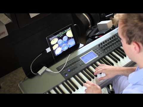 Using a MIDI keyboard with iPad via USB