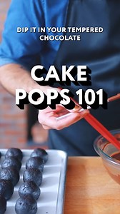 How to Dip Your Cake Pops Without the Mess #cake #dessert #baking #fyp #tips #cooking #hacks | Babish Culinary Universe