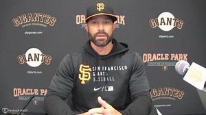 Gabe Kapler spoke to the media following last night's win. | San Francisco Giants Highlights