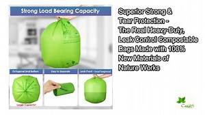 Watch Certified Compostable & Biodegradable Trash Bags on Amazon Live