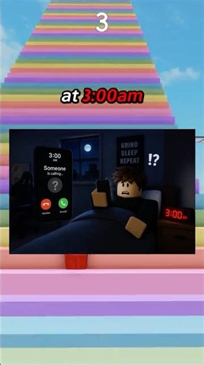 Whatever You Do… DON'T Answer At 3AM 😳 #roblox #shorts