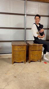 Jk I used a paint wash 😂 #FurnitureRestoration | What Jess Flipped