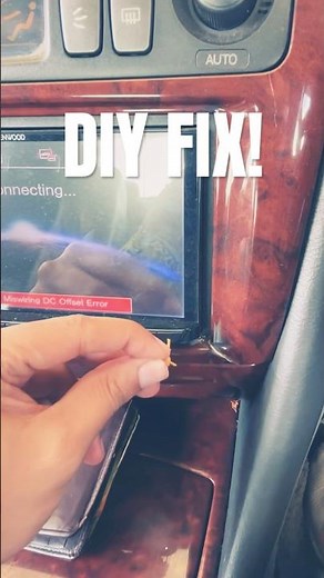 How To Fix Kenwood Miswiring DC Offset Error🚨 #diy #kenwood #headunit #error #troubleshooting