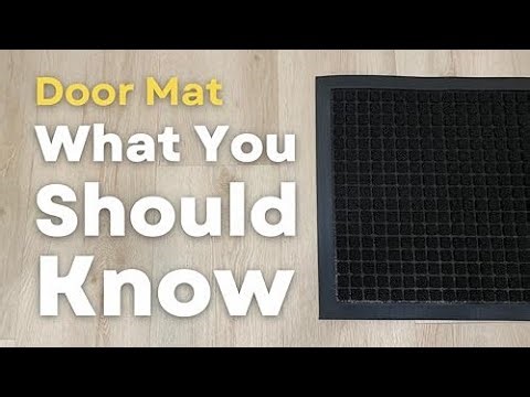 This Front Door Mat Keeps My Entryway Clean: Link In Description 👇