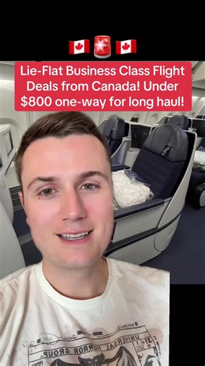 Amazing Business Class Flight Deals from Canada