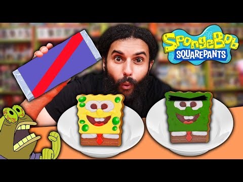I Made The Real Life Chocolate Bars From Spongebob Squarepants!!