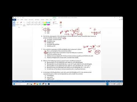 General Chemistry II Exam 2 Review Video