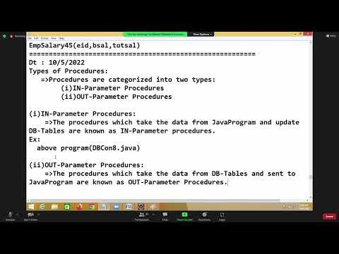 Class-9 (Callable Statement Functions)