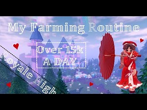My Farming Routine and Tips! | Royale High