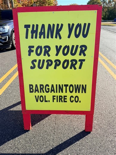We’re out at Ocean Heights and Zion Road for our coin drop…stop by and say hello! | Bargaintown Volunteer Fire Company
