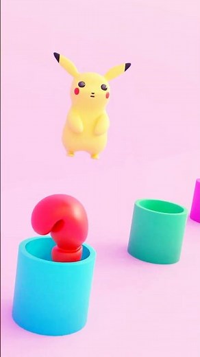 Pikachu Jump 3D Animation #pikachu #pokémon #pikachuu #3danimation