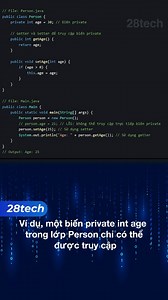 Private, Public, Protected trong OOP. #28tech | 28Tech