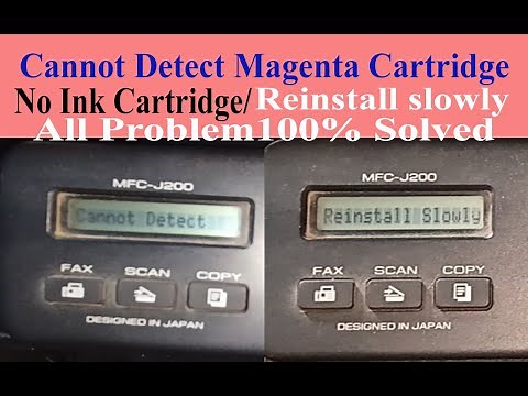 How do I clear the message "Cannot Detect" from the display/Cannot Detect Ink Cartridge -Error