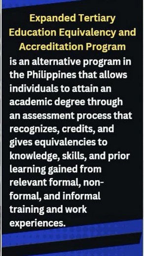What is ETEEAP #ETEEAP