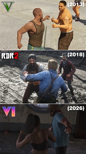 Fist Fight: GTA6 vs GTA5 vs RDR2