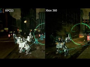 Armored Core V RPCS3 vs Xbox360