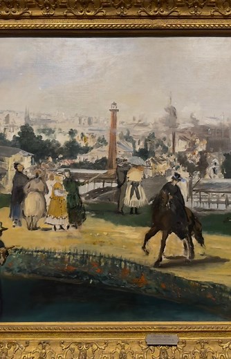 Before Impressionism took hold, Édouard Manet was already painting the pulse of modern Paris. Born into a prosperous Parisian family, Manet prepared to join the navy before devoting himself to art under the painter Thomas Couture. Manet rejected the rigid standards of the French Academy and sought to capture the world around him with unflinching honesty and modern flair. His portraits and city scenes buzzed with the energy of Parisian life, from quiet interiors to the bustle of cafés and train s